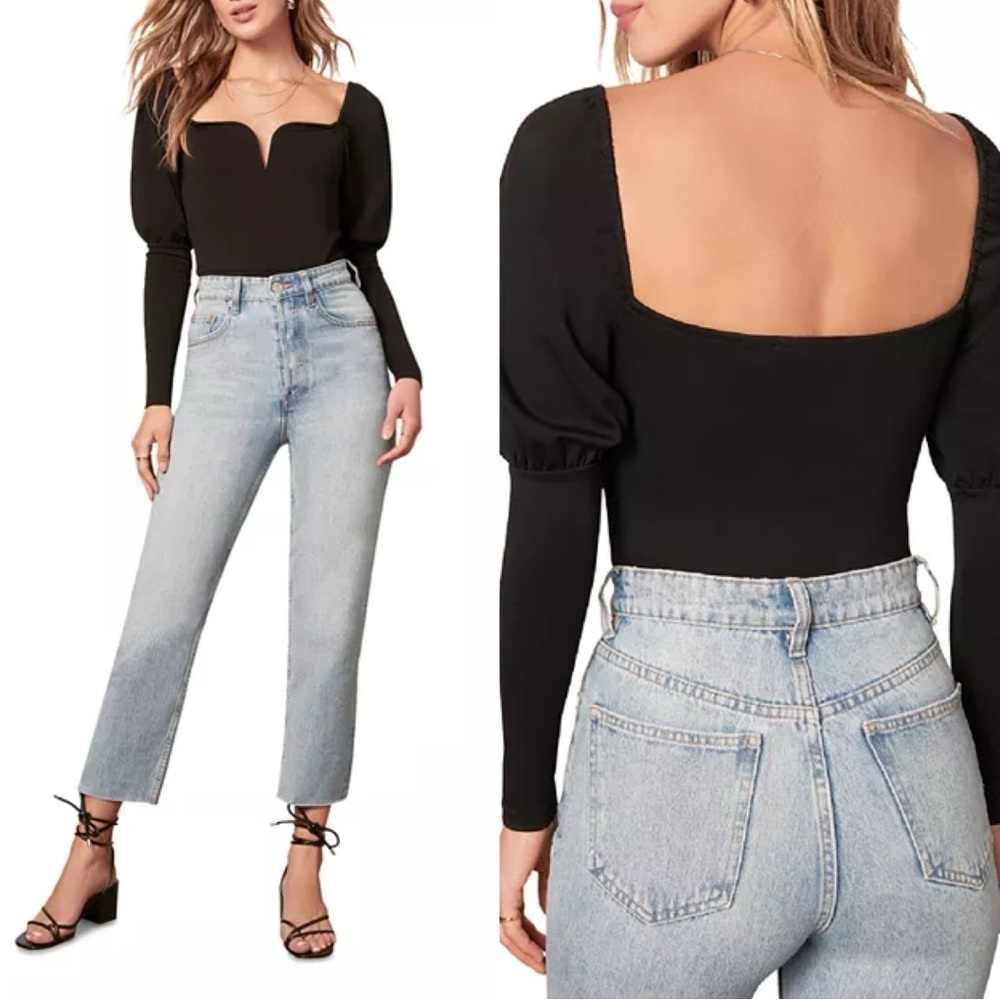 BB Dakota Steve Madden Romance Language Sweetheart Bodysuit Size S